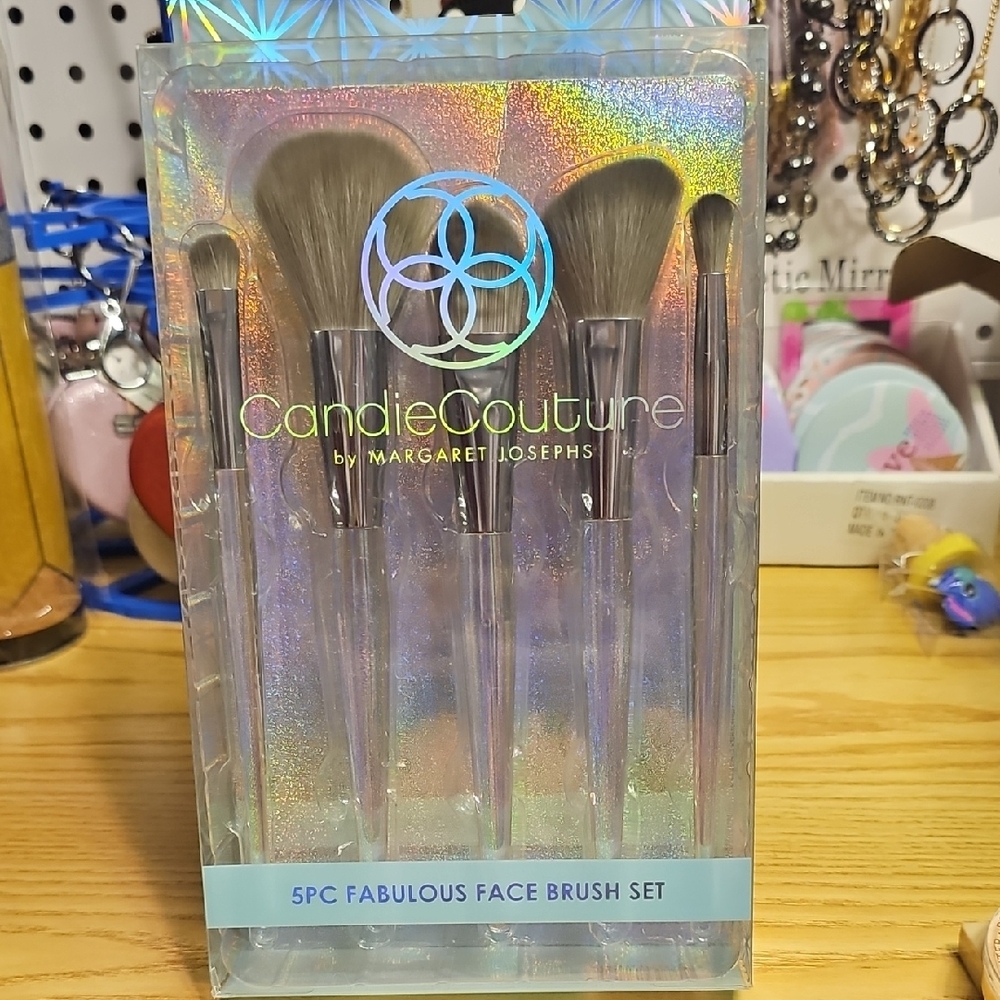 5PC Fabulous Face Brush Set - Silver